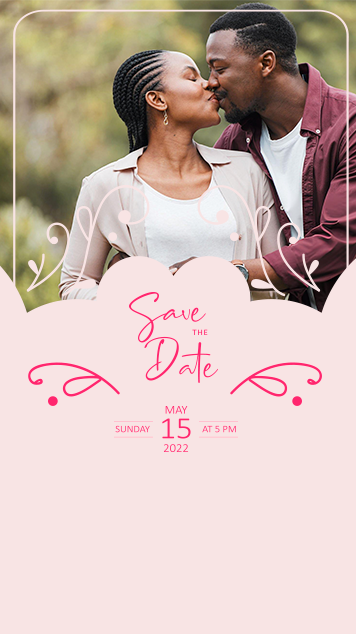 Wedding web invite template