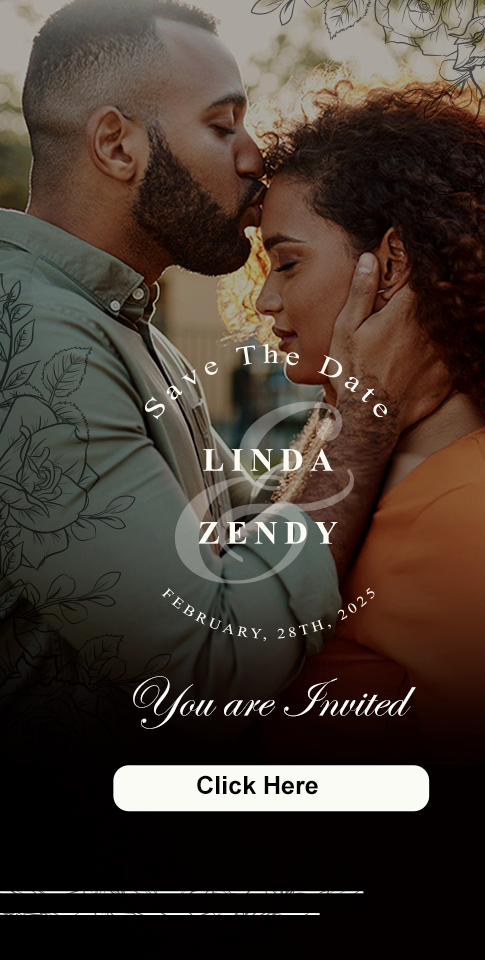 Wedding web invite template